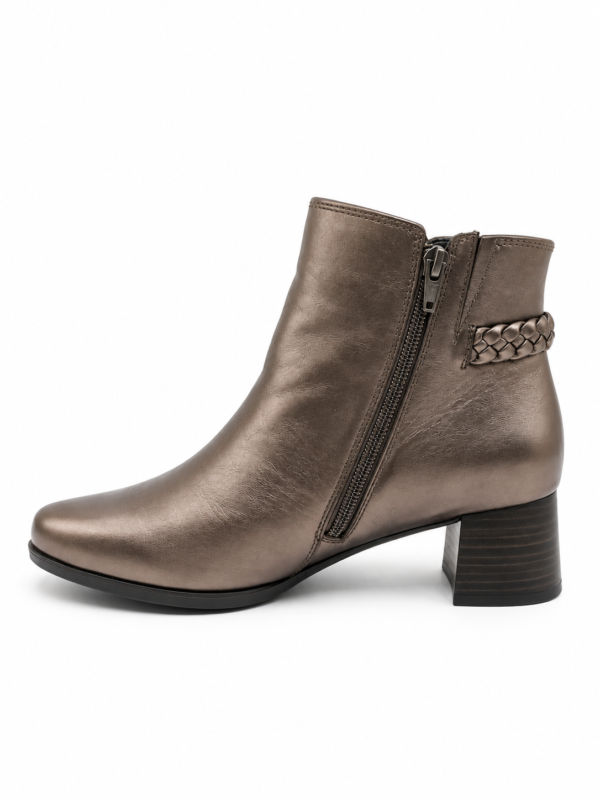 Bottines Gabor cuir bronze femme pointure 40