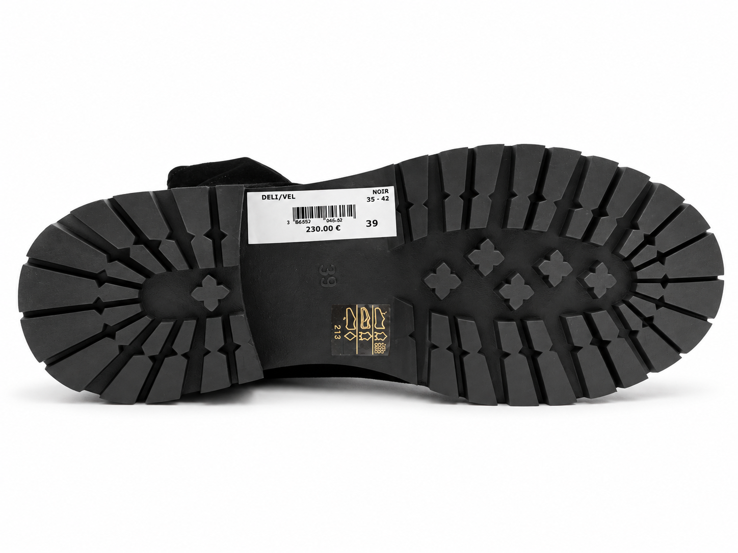 Bottes Cosmoparis daim noir Deli