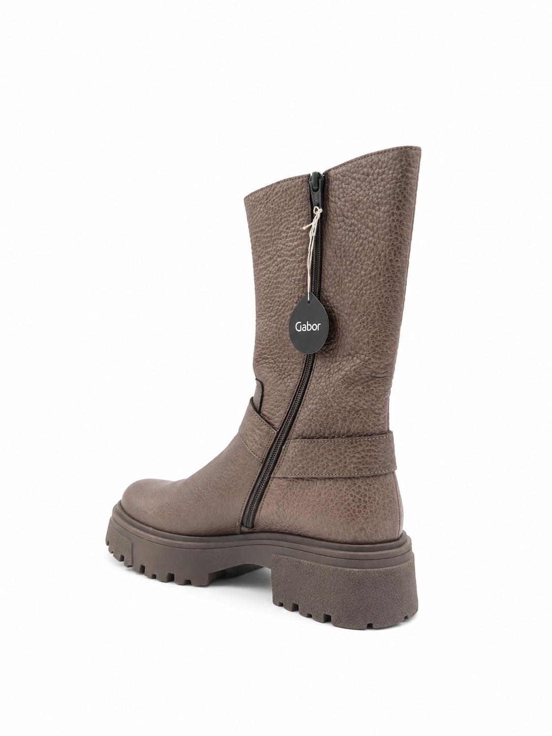 Bottes Gabor cuir taupe fourrées pointure 38
