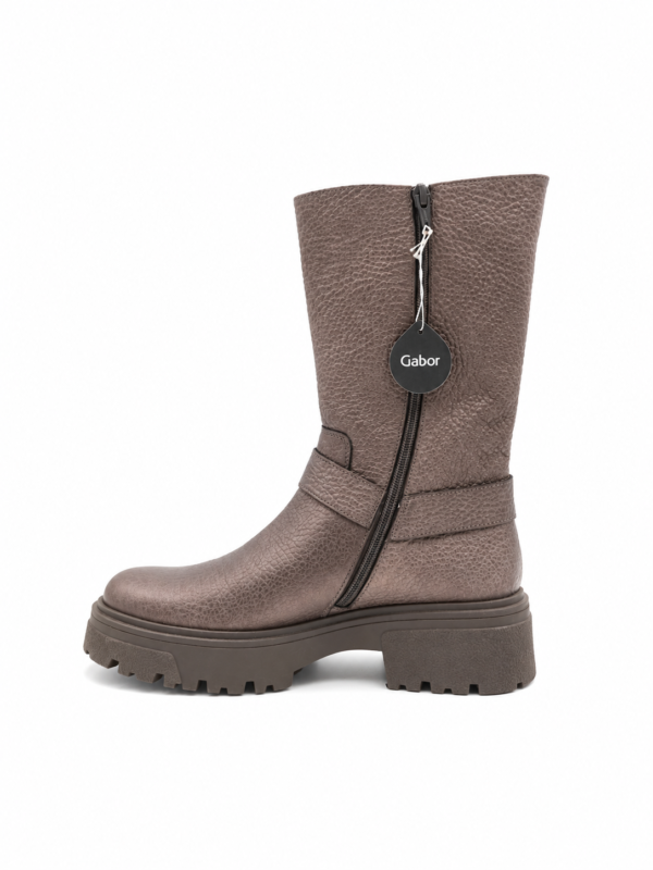 Bottes Gabor cuir taupe fourrées pointure 38