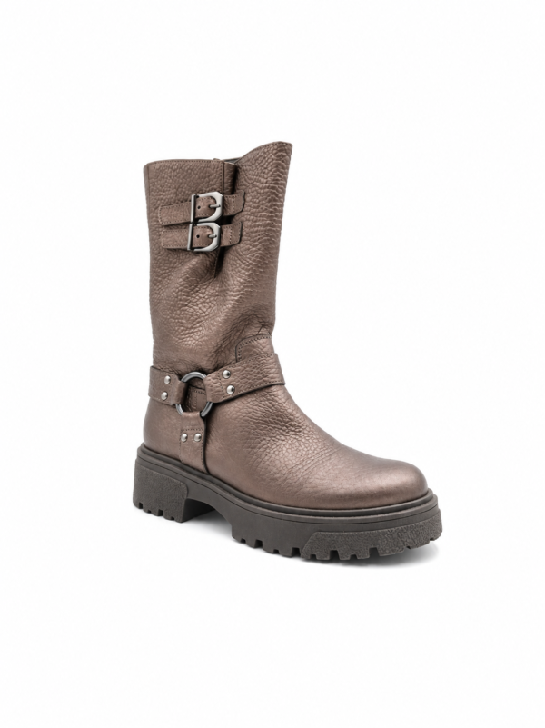 Bottes Gabor cuir taupe fourrées pointure 38