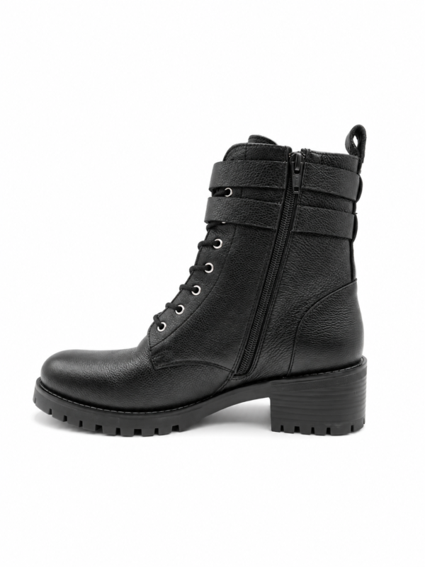 Bottines Cosmoparis cuir noir grainé Davina pointure 39