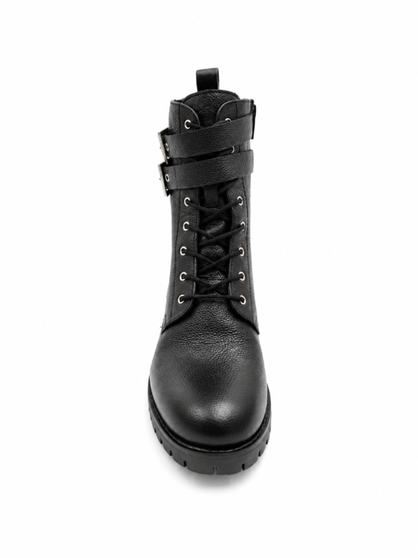 Bottines Cosmoparis cuir noir grainé Davina pointure 39