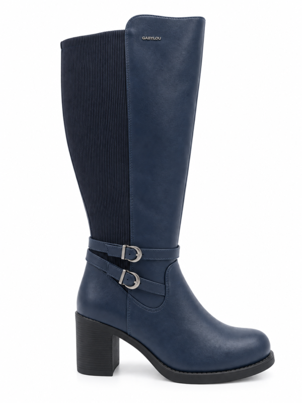 Bottes noires mollet large femme Gabylou Marta pointure 40