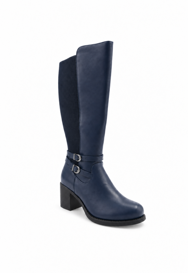 Bottes noires mollet large femme Gabylou Marta pointure 40