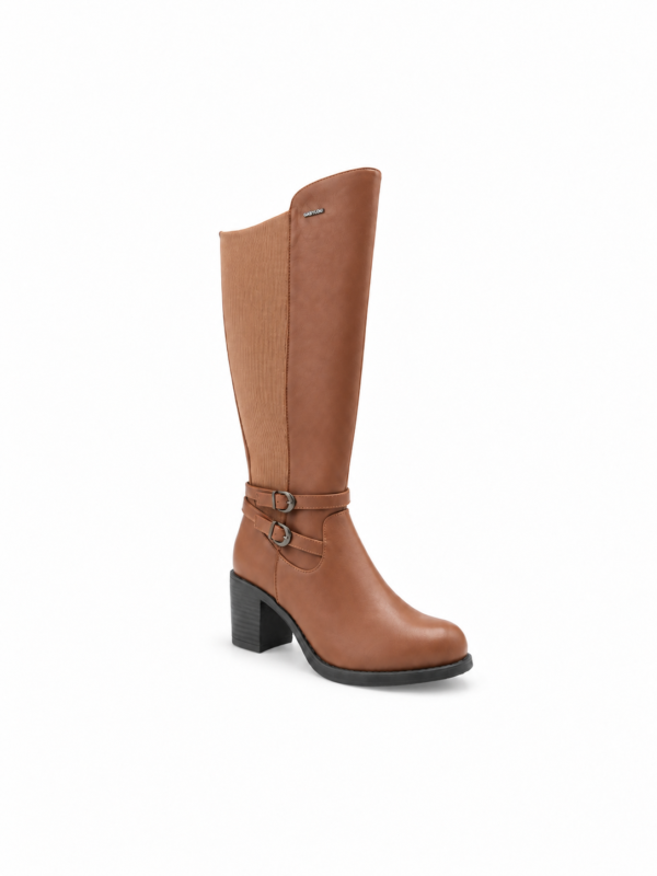 Bottes Gabylou mollets larges marron femme Marta 2XL pointure 39