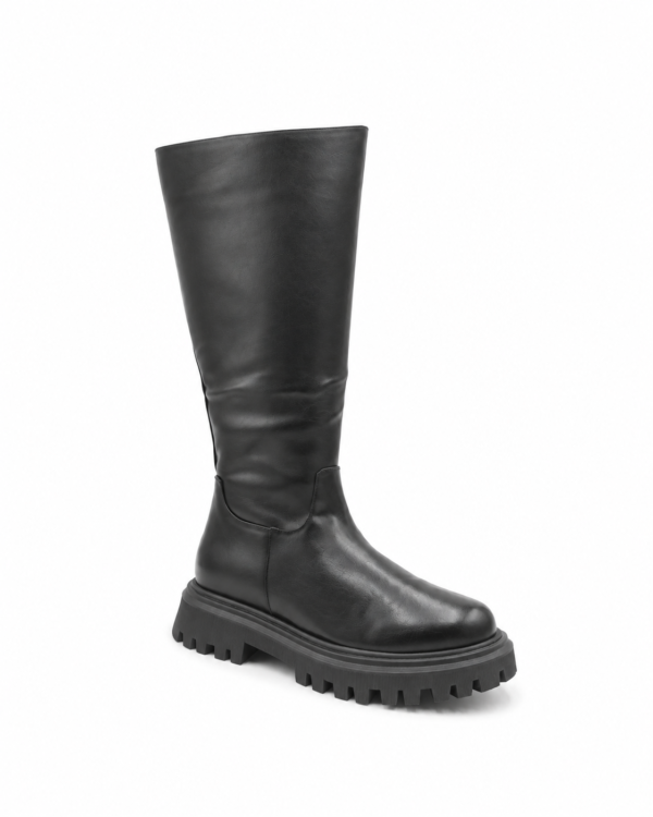 Bottes Gabylou mollets larges noires femme Virginie 2XL