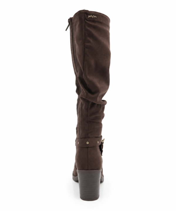 Bottes Gabylou mollets larges marron Angelique XL