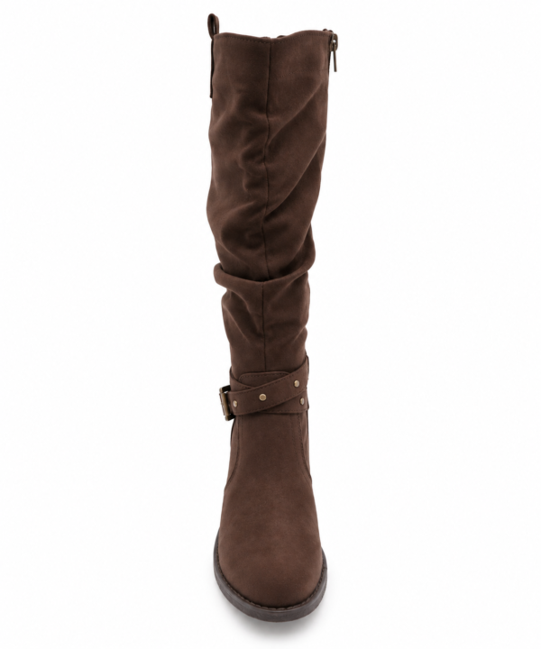 Bottes Gabylou mollets larges marron Angelique XL