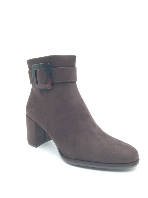 Bottines Marco Tozzi mocca à talon pointures 39 et 40