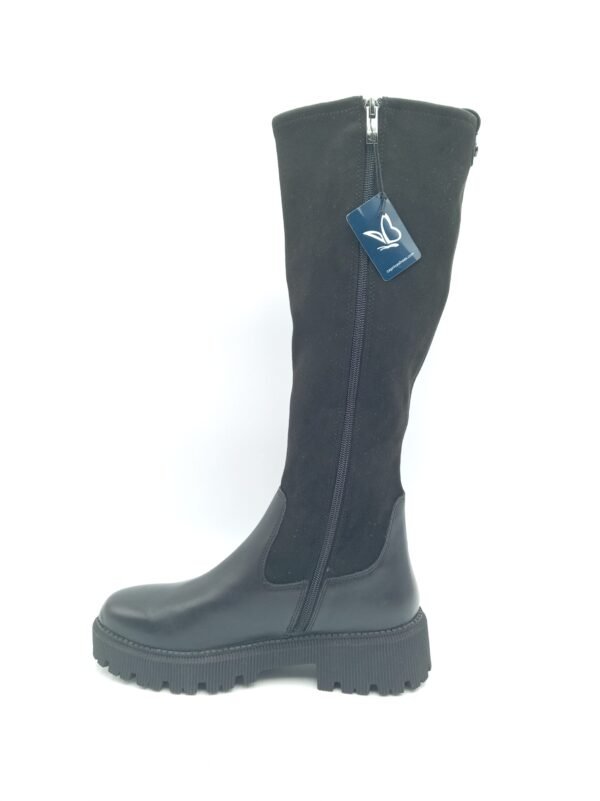 Bottes Caprice cuir noir fourrées pointure 40