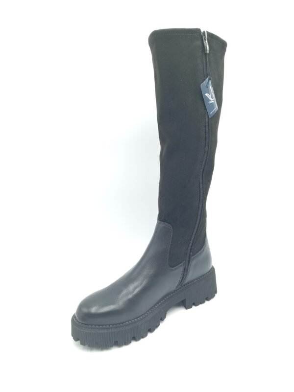 Bottes Caprice cuir noir fourrées pointure 40