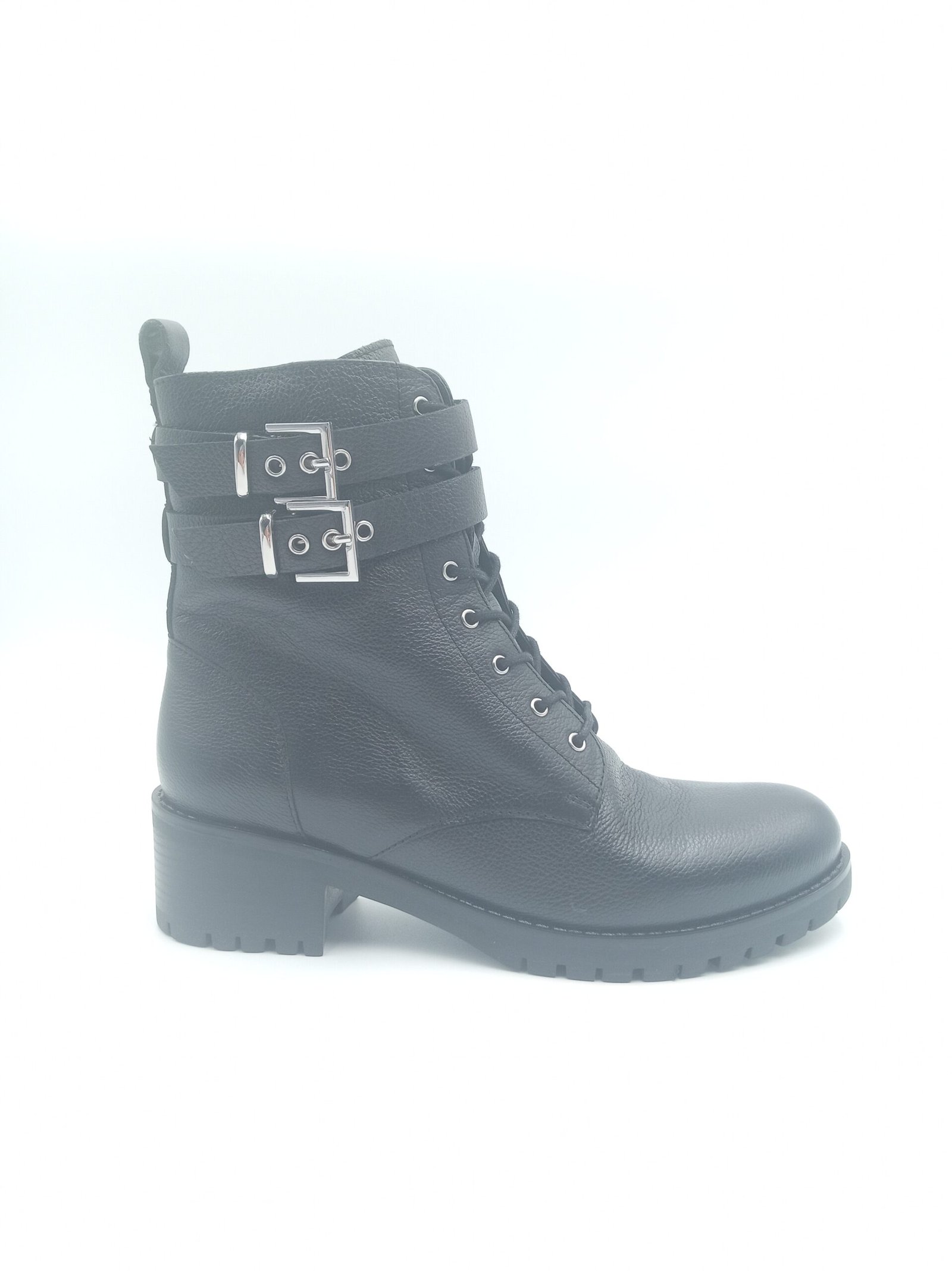 Bottines Cosmoparis cuir noir grainé Davina pointure 39