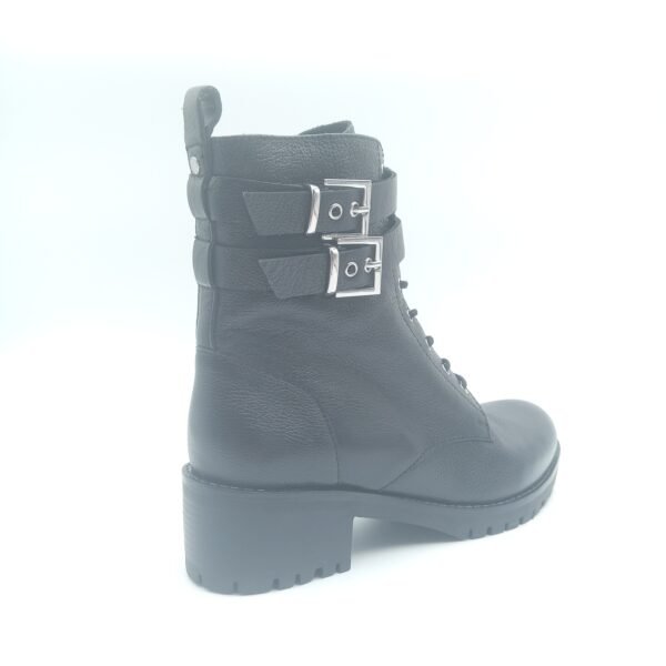 Bottines Cosmoparis cuir noir grainé Davina pointure 39