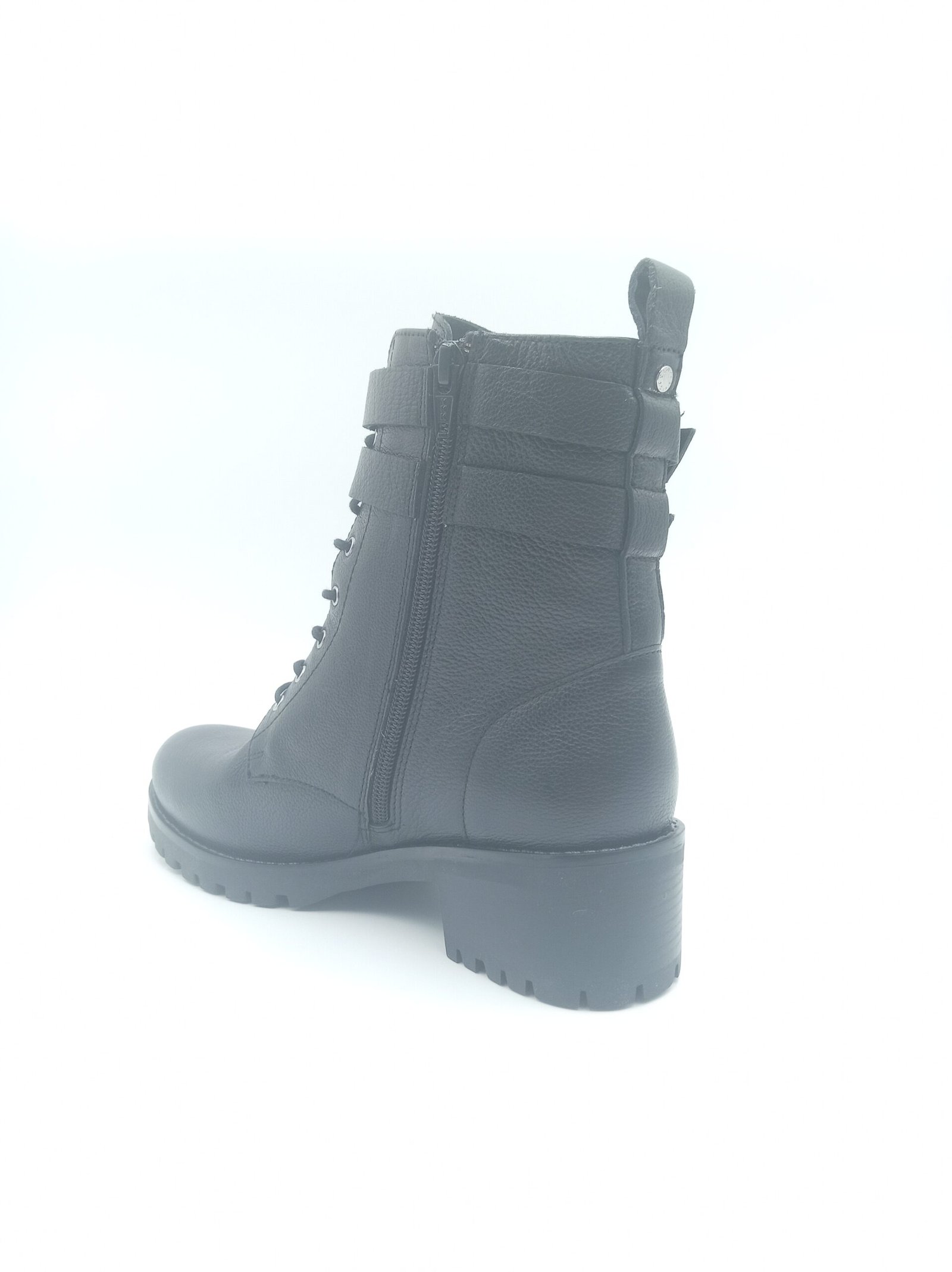Bottines Cosmoparis cuir noir grainé Davina pointure 39