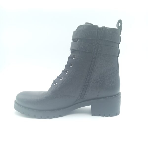 Bottines Cosmoparis cuir noir grainé Davina pointure 39