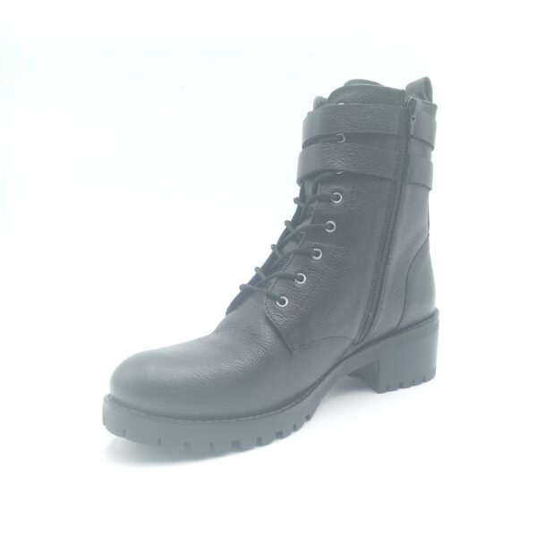 Bottines Cosmoparis cuir noir grainé Davina pointure 39
