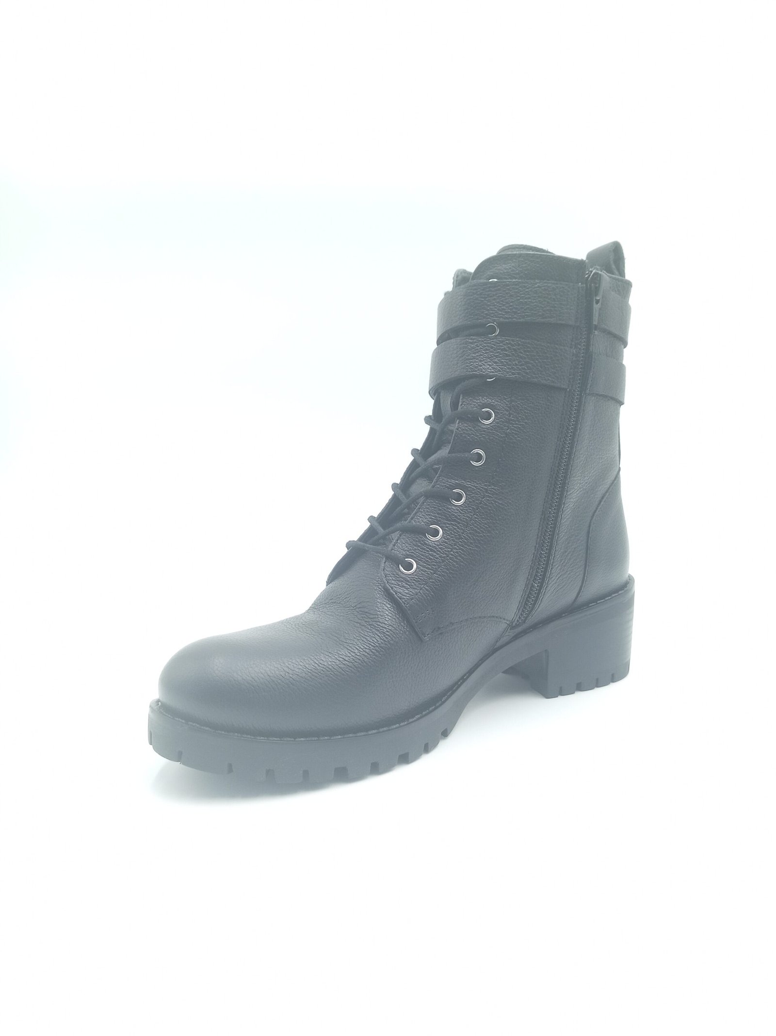 Bottines Cosmoparis cuir noir grainé Davina pointure 39