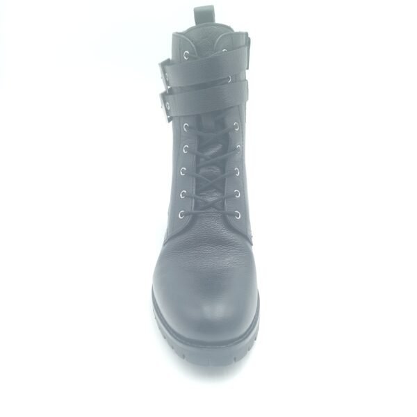 Bottines Cosmoparis cuir noir grainé Davina pointure 39